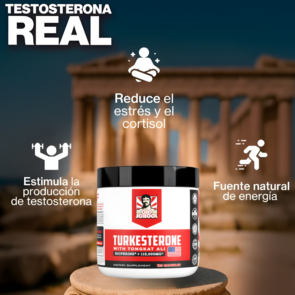 Turkesterone + Tongkat Ali | 120 Cápsulas