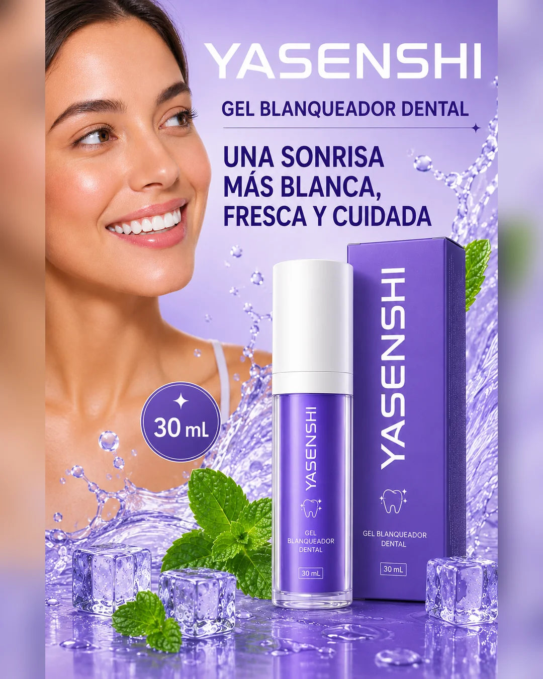 Gel Blanqueador Dental Yasenshi 30 mL