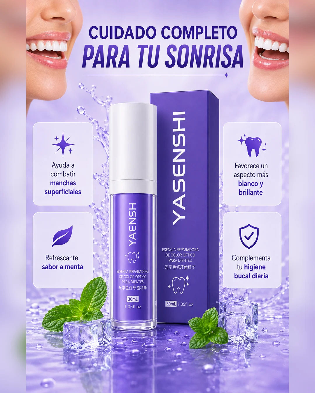 Gel Blanqueador Dental Yasenshi 30 mL