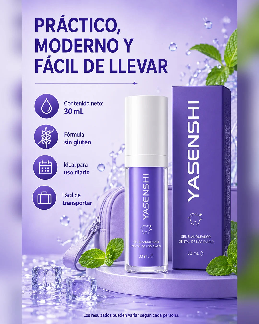 Gel Blanqueador Dental Yasenshi 30 mL